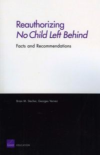 Produktbild: Reauthorizing No Child Left Behind: Facts and Recommendations