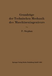 Produktbild: Grundz&uuml;ge der Technischen Mechanik des Maschineningenieurs
