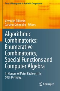 Produktbild: Algorithmic Combinatorics: Enumerative Combinatorics, Special Functions and Computer Algebra