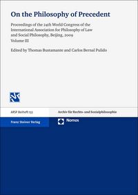 Produktbild: On the Philosophy of Precedent