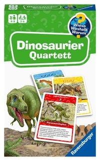 Produktbild Wieso? Weshalb? Warum? Dinosaurier Quartett - Reisespiel ab 4 Jahre