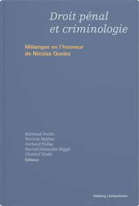 Produktbild: Droit p&eacute;nal et criminologie