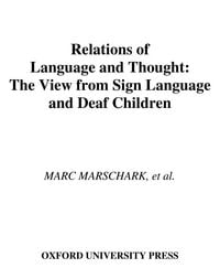 Produktbild: Relations of Language and Thought