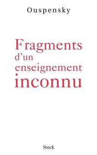 Produktbild: Fragments D'Un Enseignement Inconnu