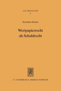 Produktbild: Wertpapierrecht als Schuldrecht