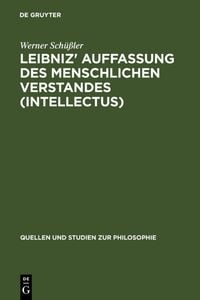 Produktbild: Leibniz' Auffassung des menschlichen Verstandes (intellectus)