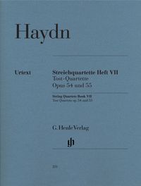 Produktbild: Joseph Haydn - Streichquartette Heft VII op. 54 und 55 (Tost-Quartette)