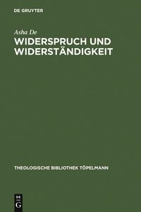 Produktbild: Widerspruch und Widerst&auml;ndigkeit