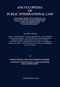 Produktbild: International Organizations in General Universal International Organizations and Cooperation