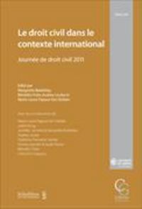 Produktbild: Le droit civil dans le contexte international