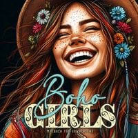 Produktbild: Boho Girls Malbuch f&uuml;r Erwachsene