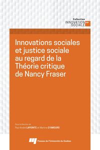 Produktbild: Innovations sociales et justice sociale au regard de la Th&eacute;orie critique de Nancy Fraser