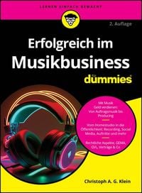 Produktbild: Erfolgreich im Musikbusiness f&uuml;r Dummies