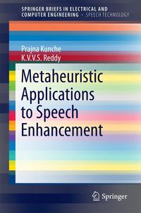 Produktbild: Metaheuristic Applications to Speech Enhancement
