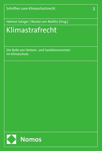 Produktbild: Klimastrafrecht