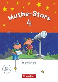 Produktbild: Mathe-Stars 4. Schuljahr. &Uuml;bungsheft mit L&ouml;sungsheft