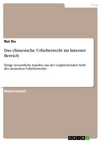 Produktbild: Das chinesische Urheberrecht im Internet Bereich