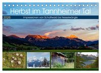 Produktbild: Herbst im Tannheimer Tal - Impressionen von Schattwald bis Nesselw&auml;ngle (Tischkalender 2026 DIN A5 quer), CALVENDO Monatskalender