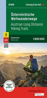Produktbild: &Ouml;sterreichische Weitwanderwege, Wanderkarte 1:800.000