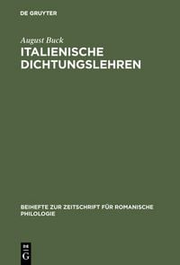 Produktbild: Italienische Dichtungslehren