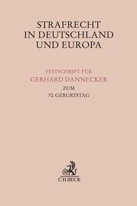 Produktbild: Strafrecht in Deutschland und Europa