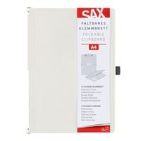 Produktbild: SAX Klemmbrett Design faltbar A5 auf A4, kokos