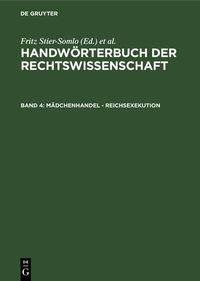 Produktbild: M&auml;dchenhandel - Reichsexekution