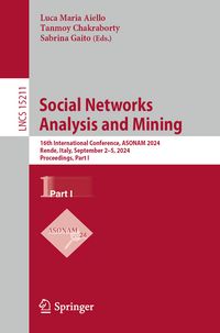 Produktbild: Social Networks Analysis and Mining