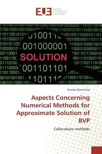 Produktbild: Aspects Concerning Numerical Methods for Approximate Solution of BVP