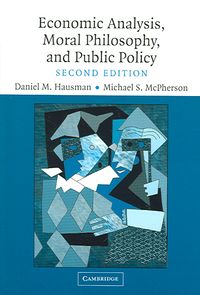 Produktbild: Hausman, D: Economic Analysis, Moral Philosophy and Public P