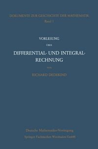 Produktbild: Vorlesung &uuml;ber Differential- und Integralrechnung 1861/62