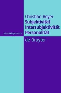 Produktbild: Subjektivit&auml;t, Intersubjektivit&auml;t, Personalit&auml;t