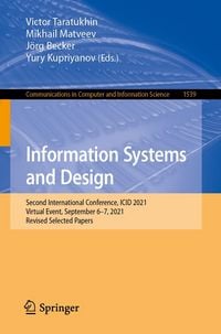Produktbild: Information Systems and Design
