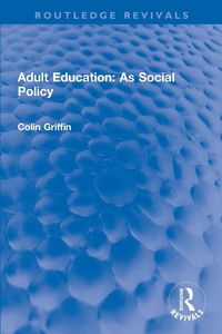 Produktbild: Adult Education: As Social Policy