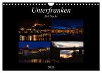 Produktbild: Unterfranken bei Nacht (Wandkalender 2026 DIN A4 quer), CALVENDO Monatskalender