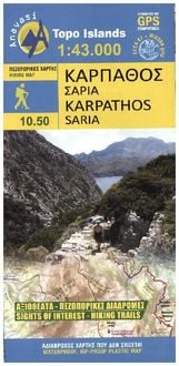 Produktbild: Wanderkarte Karpathos 1 : 43.000