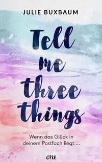 Produktbild: Tell me three things