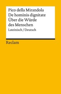 Produktbild: De hominis dignitate / &Uuml;ber die W&uuml;rde des Menschen