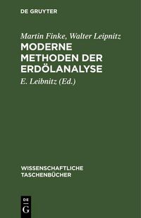 Produktbild: Moderne Methoden der Erd&ouml;lanalyse