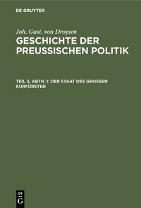 Produktbild: Der Staat des grossen Kurf&uuml;rsten