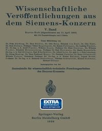 Produktbild: Wissenschaftliche Ver&ouml;ffentlichungen aus dem Siemens-Konzern