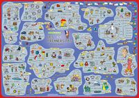 Produktbild: mindmemo Lernposter - Les premiers pas - Franz&ouml;sisch f&uuml;r Anf&auml;nger - spielend Franz&ouml;sisch lernen Kinder