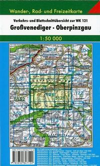 Großvenediger - Oberpinzgau 1 : 50 000. WK 121