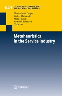 Produktbild: Metaheuristics in the Service Industry