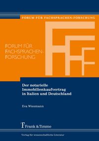 Produktbild: Der notarielle Immobilienkaufvertrag in Italien und Deutschland