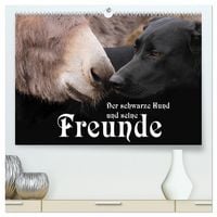 Produktbild: Der schwarze Hund und seine Freunde (hochwertiger Premium Wandkalender 2026 DIN A2 quer), Kunstdruck in Hochglanz