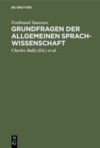 Produktbild: Grundfragen der allgemeinen Sprachwissenschaft