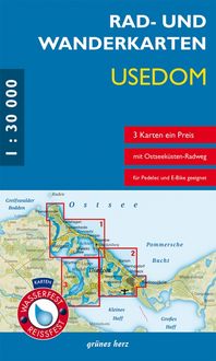 Produktbild: Rad- und Wanderkarten Usedom