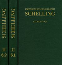 Produktbild: Friedrich Wilhelm Joseph Schelling: Historisch-kritische Ausgabe / Reihe II: Nachla&szlig;. Band 6,1-2: Philosophie der Kunst und weitere Schriften (1796&ndash;1805)