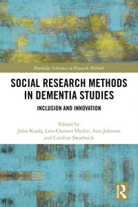 Produktbild: Social Research Methods in Dementia Studies